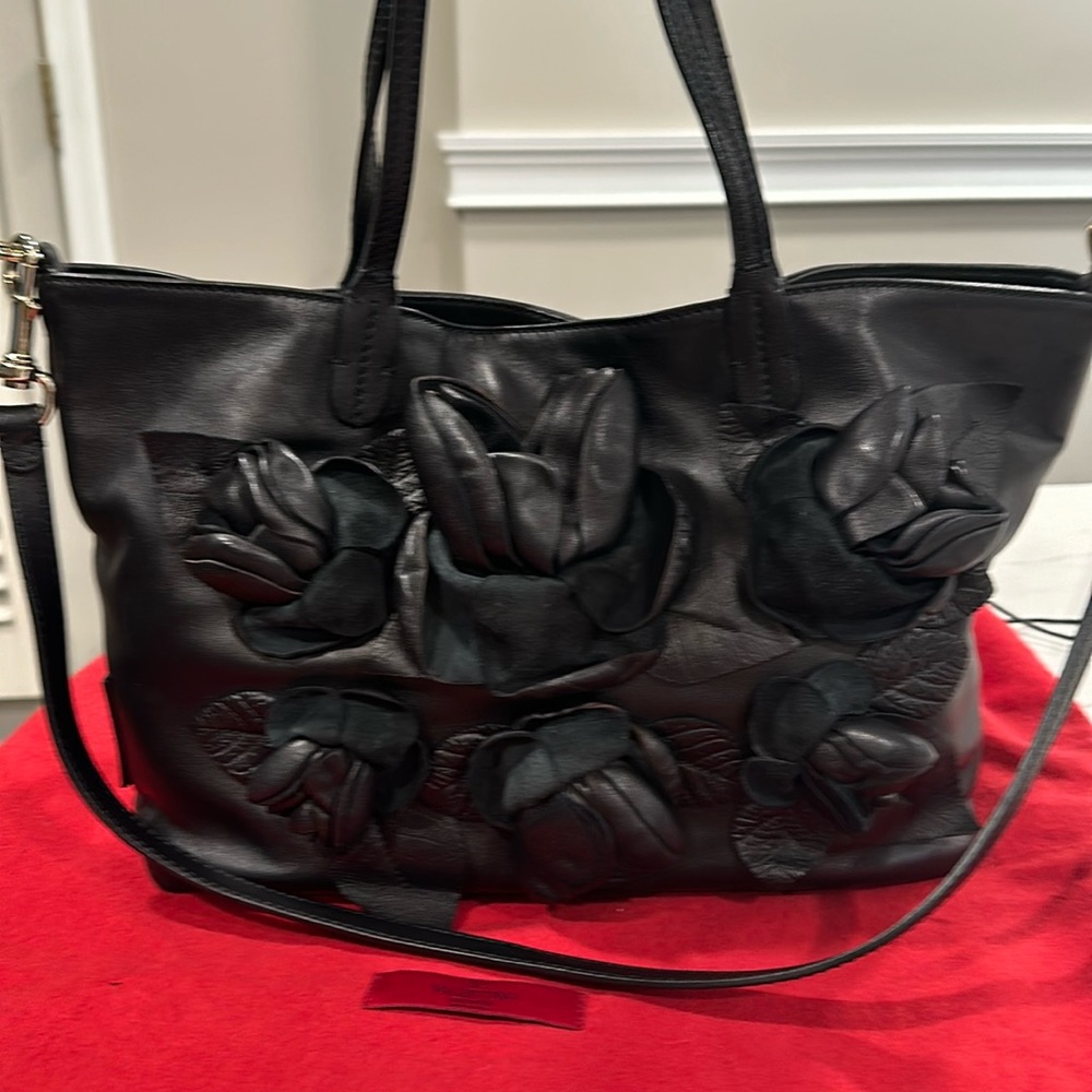 Valentino Garavani Black Napa Leather Bag